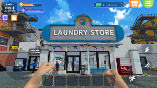 اسکرین شات 1 بازی Laundry Store Simulator