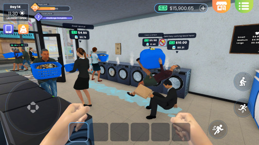 اسکرین شات 4 بازی Laundry Store Simulator