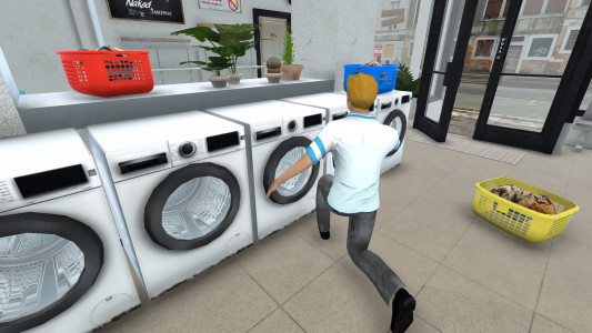 اسکرین شات بازی Laundry Store Simulator 4