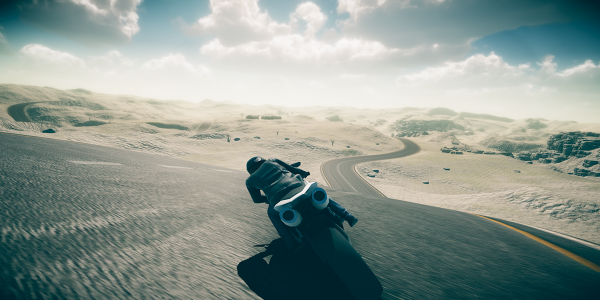 اسکرین شات برنامه Xtreme MotorBikes Racing:Real Moto Stunt Simulator 1