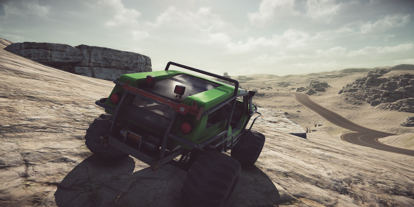 اسکرین شات بازی Desert SuperCar Racing Trucks 4