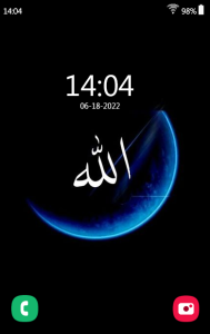 اسکرین شات 2 برنامه Allah Wallpaper: Islamic 4k HD
