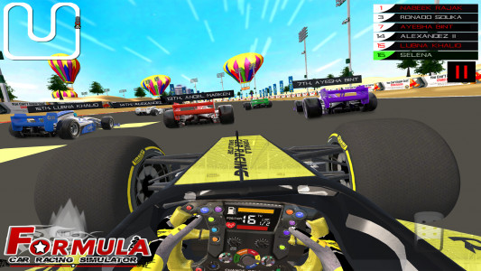 اسکرین شات بازی Formula Car Racing Simulator 1