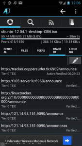 اسکرین شات برنامه aDownloader - torrent download 4