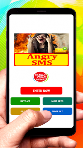اسکرین شات برنامه Angry SMS Text Message Latest Collection 1
