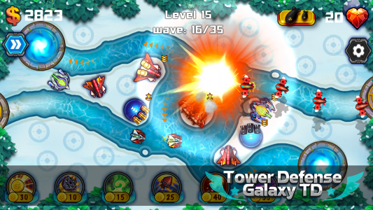 اسکرین شات بازی Tower Defense: Galaxy TD 4
