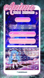 اسکرین شات برنامه Anime Theme Keyboard 4