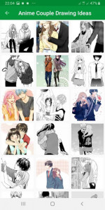 اسکرین شات برنامه Cute Anime Couple Drawing Ideas Complete 6