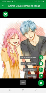 اسکرین شات برنامه Cute Anime Couple Drawing Ideas Complete 8