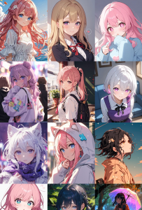 اسکرین شات 4 برنامه Anime Girls Wallpaper