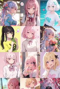 اسکرین شات 1 برنامه Anime Girls Wallpaper
