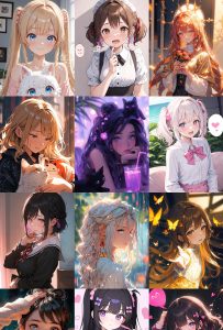 اسکرین شات 2 برنامه Anime Girls Wallpaper