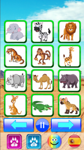اسکرین شات بازی Animal sounds - Kids learn 3