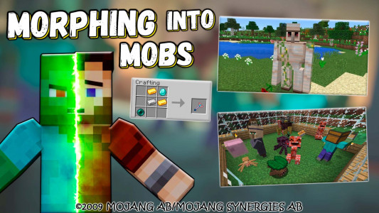 اسکرین شات برنامه Mod Morphing [Become a Mob] 4