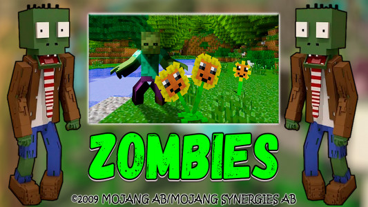 اسکرین شات برنامه Mod Zombie Against All [Skins] 4