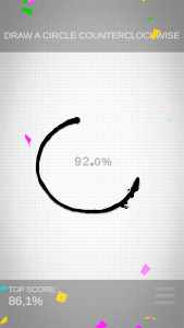 اسکرین شات 1 بازی Draw Perfect Circle Challenge