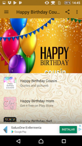 اسکرین شات برنامه Happy Birthday Cousin 6