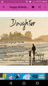 اسکرین شات برنامه Happy Birthday Daughter 4