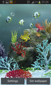اسکرین شات برنامه Aquarium Live Wallpaper 2