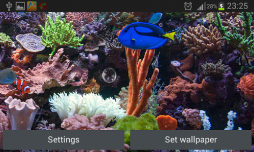 اسکرین شات برنامه Aquarium Live Wallpaper 8