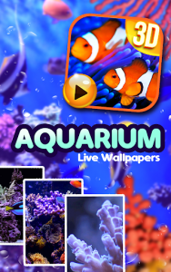 اسکرین شات برنامه Aquarium Live Wallpaper 1