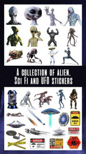 اسکرین شات برنامه Area 51 Alien Stickers 1