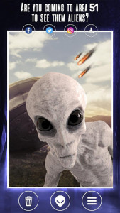 اسکرین شات برنامه Area 51 Alien Stickers 5