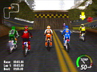 اسکرین شات بازی مسابقات موتور سواری(Excitebike) 1