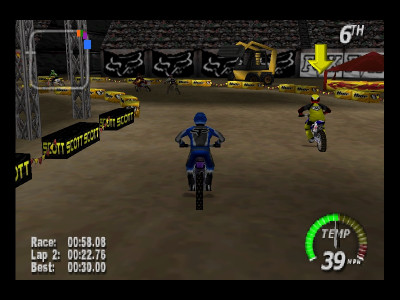اسکرین شات بازی مسابقات موتور سواری(Excitebike) 4