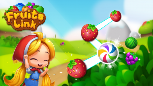 اسکرین شات بازی Fruits Crush: Link Puzzle Game 1