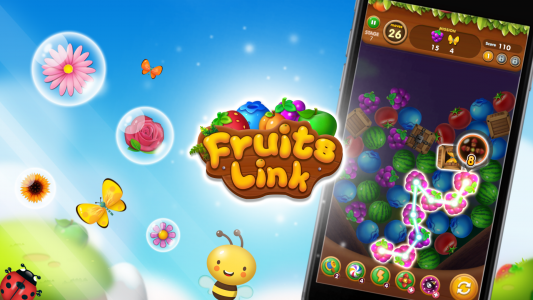 اسکرین شات بازی Fruits Crush: Link Puzzle Game 3