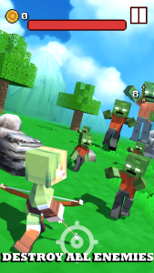 اسکرین شات 2 بازی Craft Blocky Archer