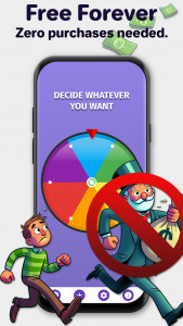 اسکرین شات برنامه Roller Roulette Decision maker 1