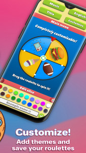 اسکرین شات برنامه Roller Roulette Decision maker 3