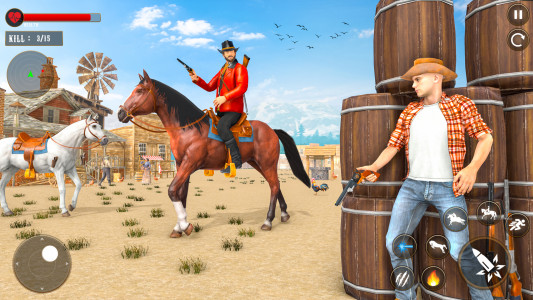 اسکرین شات 3 بازی West Cowboy Wild Horse Riding