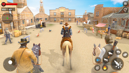 اسکرین شات 2 بازی West Cowboy Wild Horse Riding