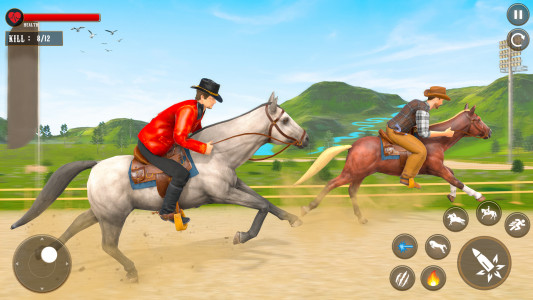 اسکرین شات 5 بازی West Cowboy Wild Horse Riding