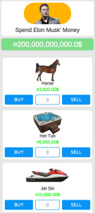 اسکرین شات 1 بازی Spend Elon Musk' Money