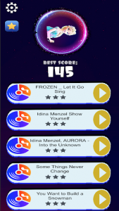 اسکرین شات بازی Let It Go Hop Tiles Beat - Frozen 1