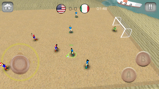 اسکرین شات بازی فوتبال ساحلی 2