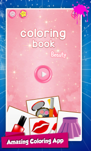 اسکرین شات برنامه Beauty Coloring Book Glitter 1