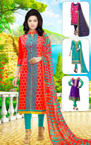 اسکرین شات برنامه Anarkali Dress and Salwar Kameez Suit Photo Editor 5