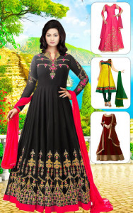 اسکرین شات برنامه Anarkali Dress and Salwar Kameez Suit Photo Editor 2