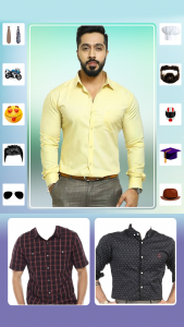 اسکرین شات برنامه Men Formal Shirt Photo Editor 3