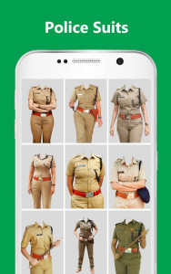 اسکرین شات برنامه Women Police Suit Photo Editor 8
