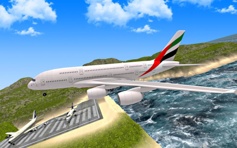 اسکرین شات 3 بازی Airplane Fly 3D : Flight Plane