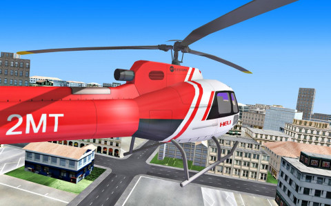 اسکرین شات بازی City Helicopter Fly Simulation 7