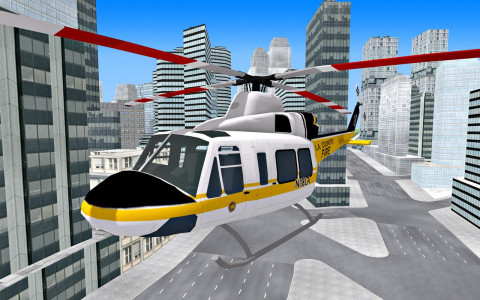 اسکرین شات بازی City Helicopter Fly Simulation 6