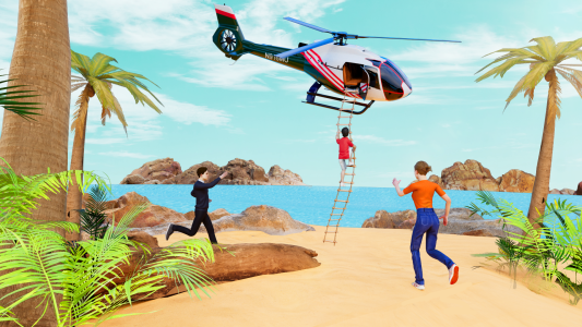 اسکرین شات 2 بازی City Helicopter Fly Simulation