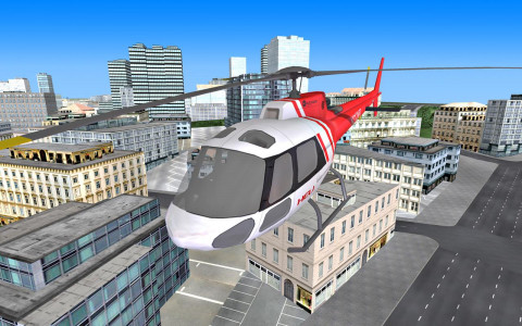 اسکرین شات بازی City Helicopter Fly Simulation 4